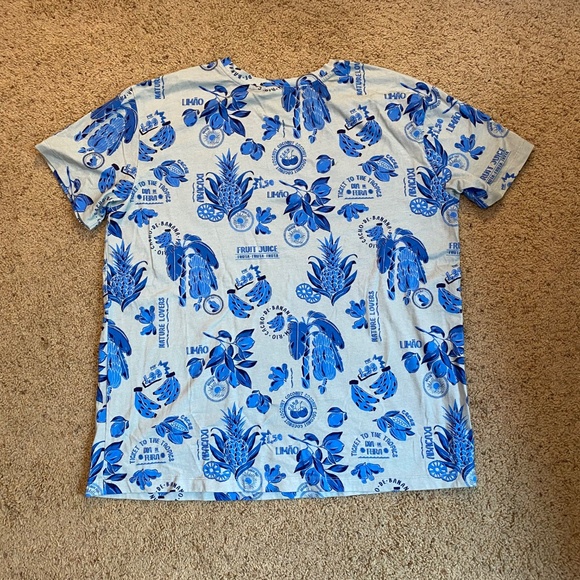 Farm Rio x Anthropologie Oversized Printed Graphic Tee Large - Picture 7 of 8